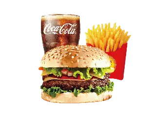 Beef Cheeseburger Combo