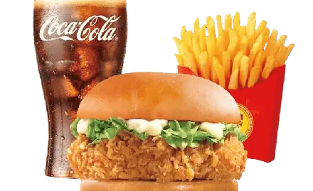 Crispy Chicken Burger Combo
