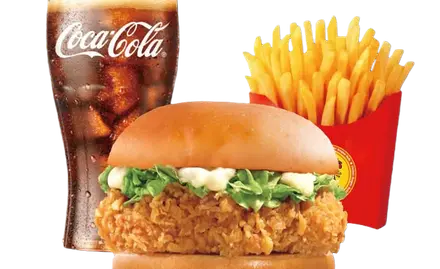 Crispy Chicken Burger Combo